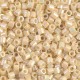 Miyuki delica beads 8/0 - Opaque cream ab DBL-157